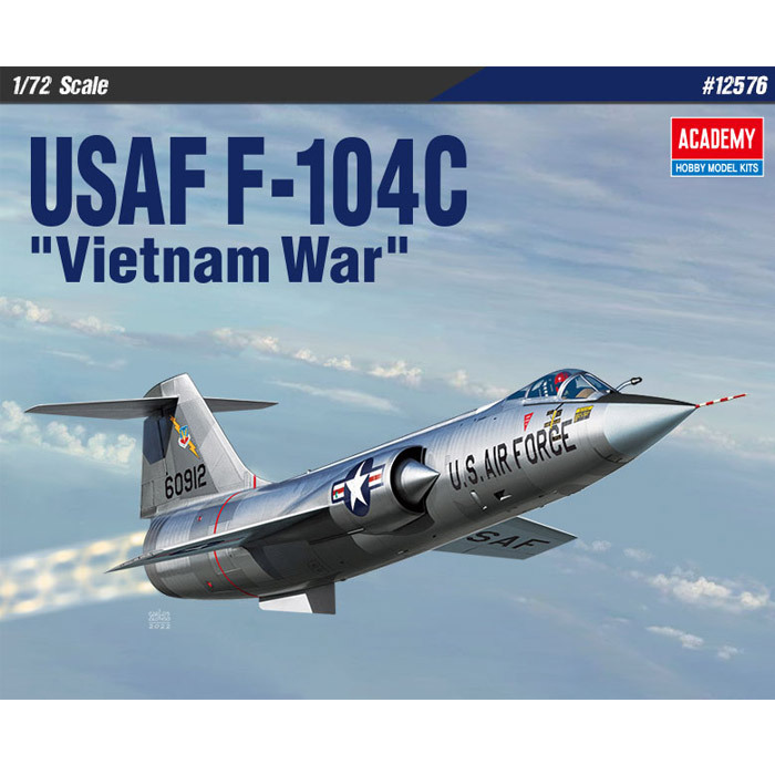 [아카데미과학] 1/72 미공군 F 104C 베트남전 12576